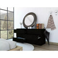 Commode de chambre moderne et élégante avec 6 tiroirs doubles, table de chevet avec grand espace de rangement, pour salon, couloir, entrée