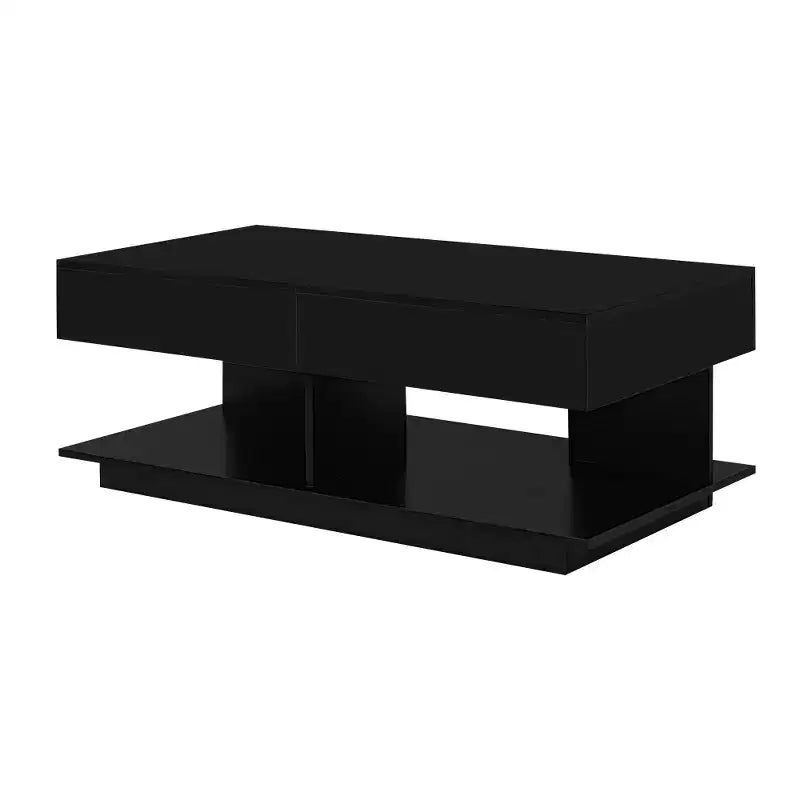 Table basse relevable avec rangement intégré, extensible de 41,3 à 76,7, pièce maîtresse multifonctionnelle pour salon