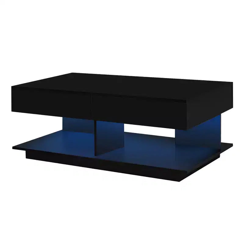 Table basse relevable avec rangement intégré, extensible de 41,3 à 76,7, pièce maîtresse multifonctionnelle pour salon