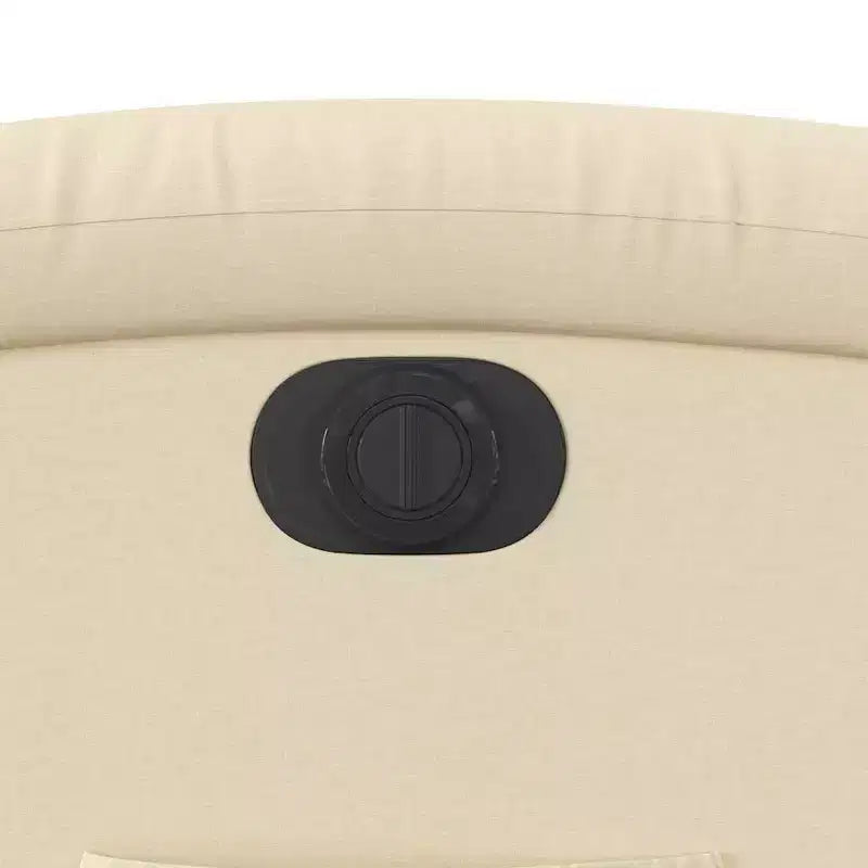Fauteuil inclinable électrique - Fauteuil réglable en tissu crème avec repose-pieds motorisé, pochette latérale et rembourrage épais pour salon, chambre à coucher