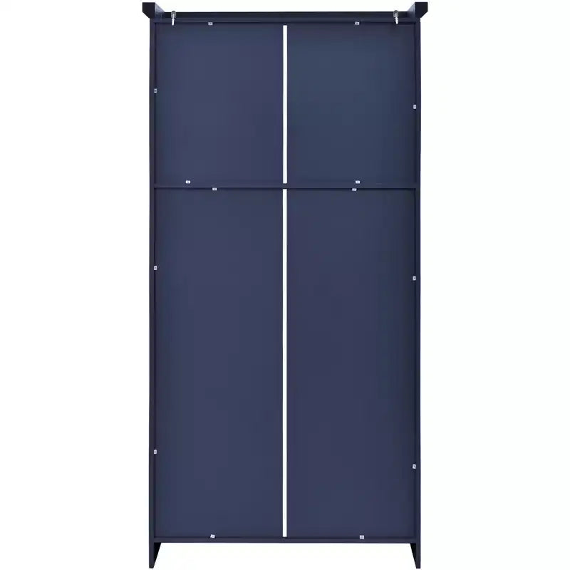Meuble de rangement de cuisine autoportant de 35,5 po avec 4 portes et tiroirs coulissants