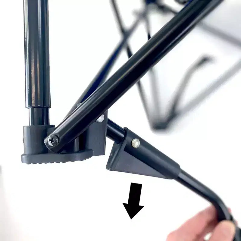 Table à vin pliable portable d'extérieur à hauteur réglable avec porte-gobelets et sac de rangement