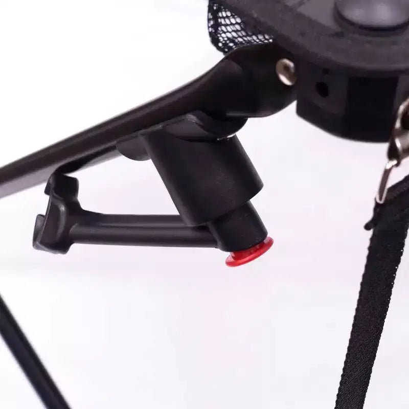Table à vin pliable portable d'extérieur à hauteur réglable avec porte-gobelets et sac de rangement