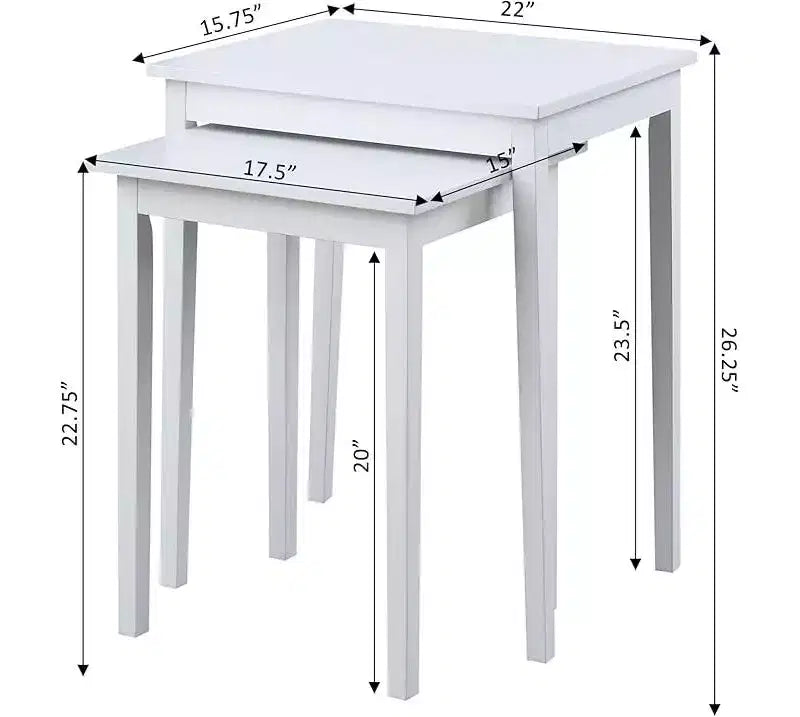 Table d'appoint à trois niveaux Belmont avec tiroir de rangement dissimulé, étagères ouvertes et poignée en nickel, parfaite pour organiser les accessoires
